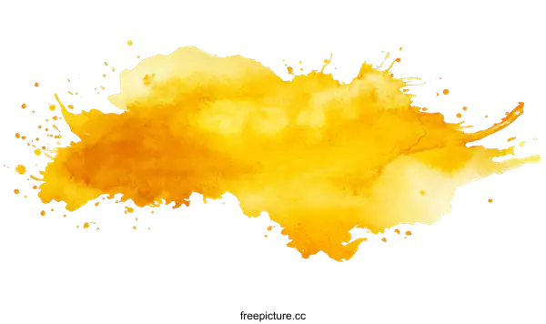 [Transparent Background PNG]Abstract Watercolor Splash Art Background