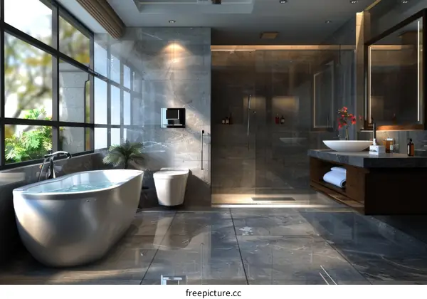 Modern Luxurious Bathroom Interior Design