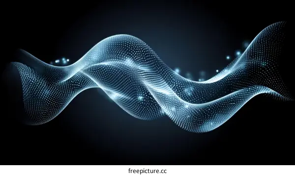 Abstract Digital Wave Design