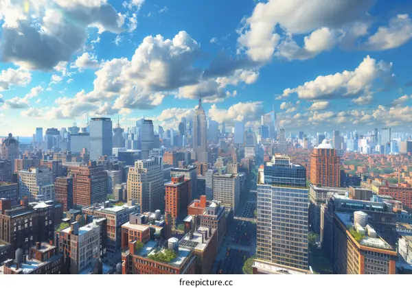 New York City Midtown Empire State Building at Sunset