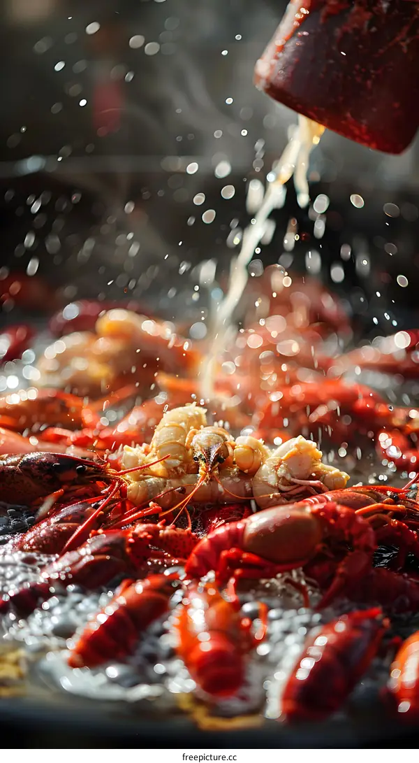 Spicy Crayfish Cooking