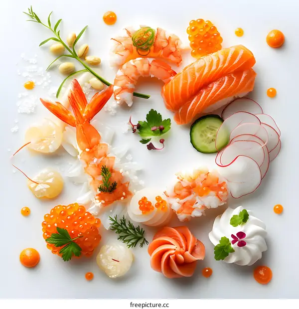 Delicious Sushi Platter