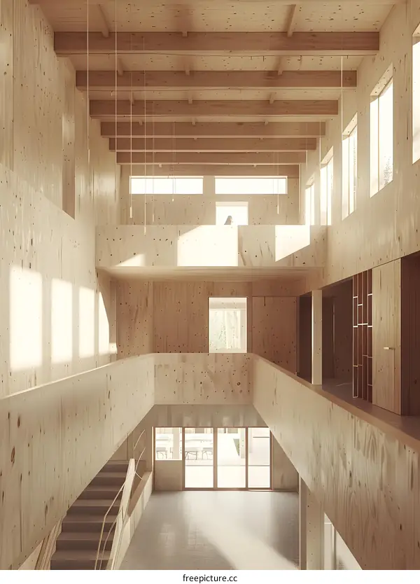 Modern Wooden Architecture Interior Design