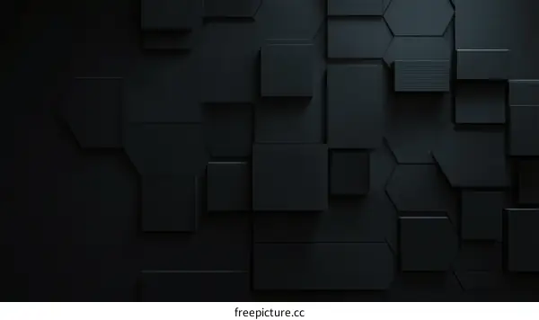 Abstract Geometric Shapes Wall Design