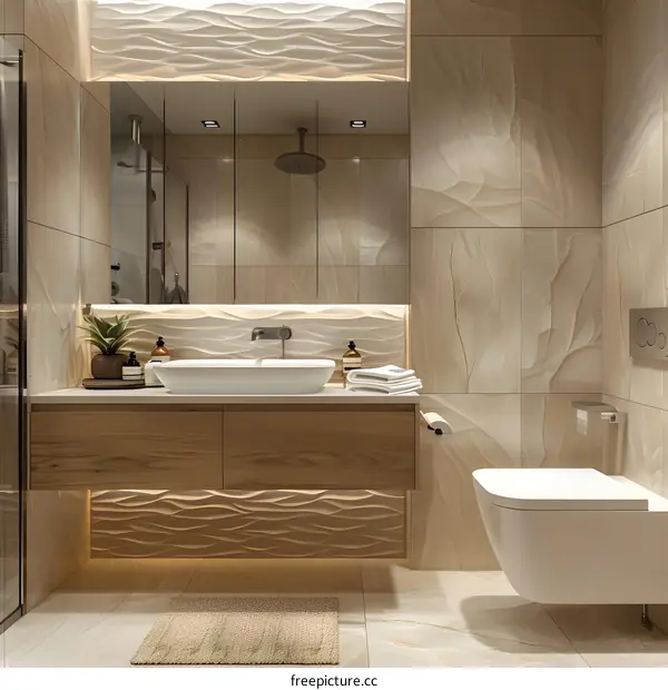 Bathroom design renderings