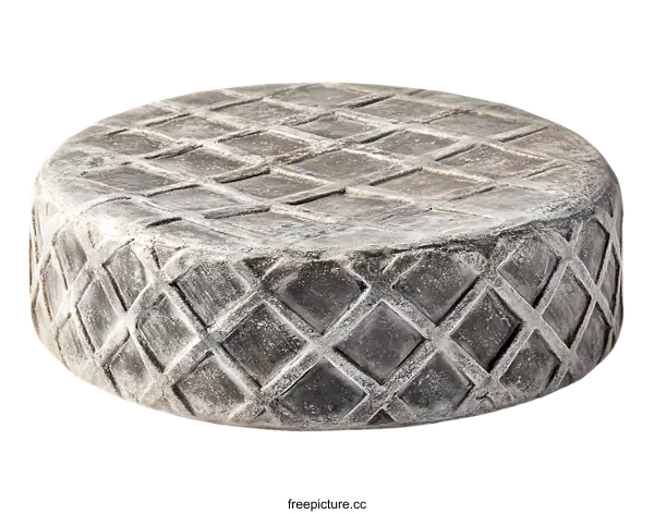 [Transparent Background PNG]Decorative Round Gray Cheese Decorative Piece