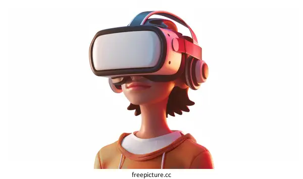 Person Using a Virtual Reality Headset