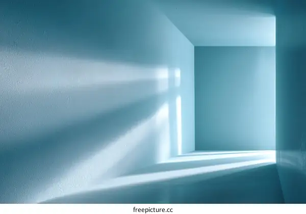 Empty Light-Filled Modern Room Interior