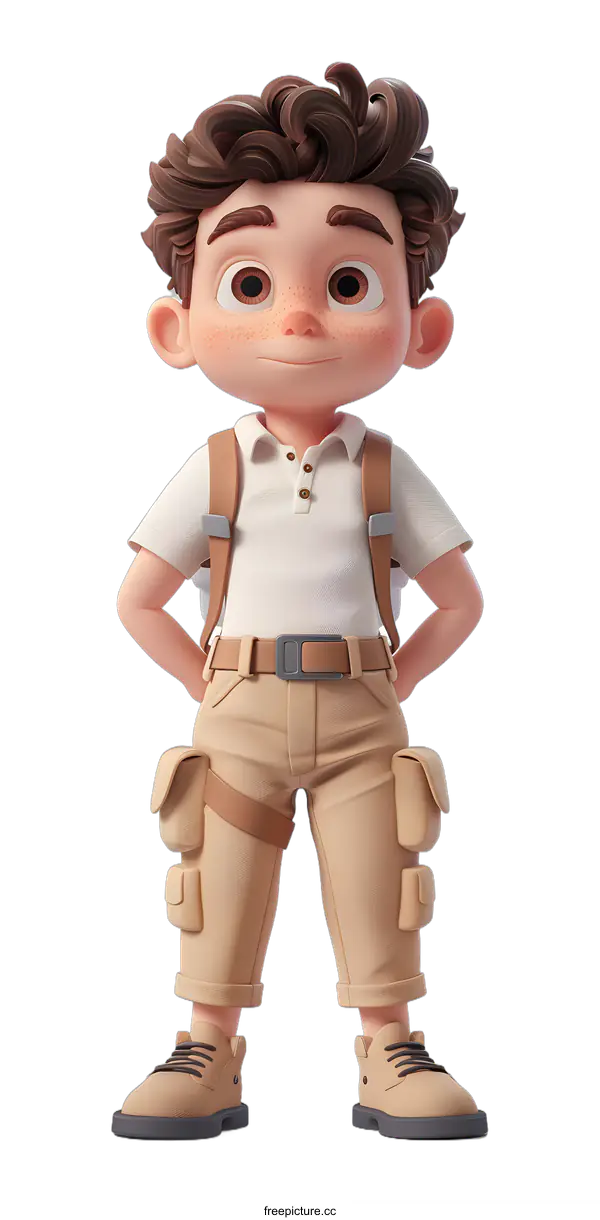 [Transparent Background PNG]cute cartoon boy character