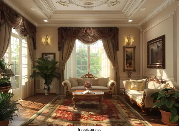 European-style living room