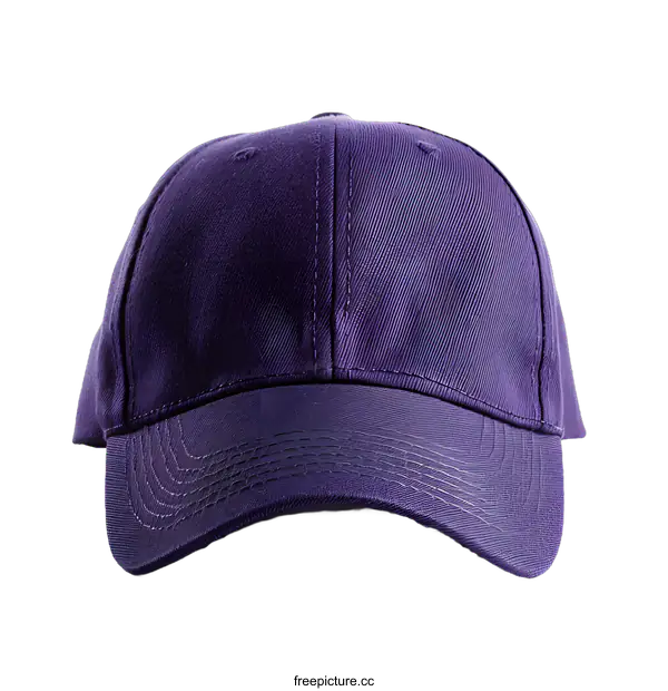 [Transparent Background PNG]Purple Baseball Cap Isolated on White Background