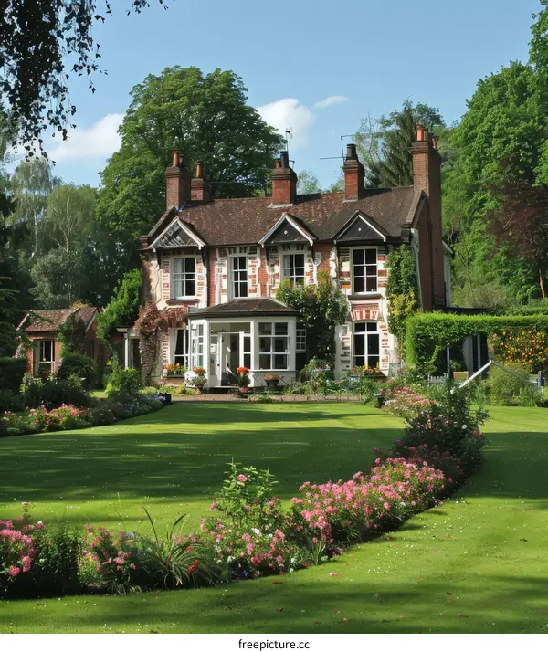 Charming English Country House with Garden