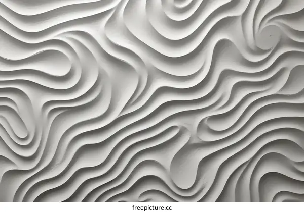 White seamless wave pattern