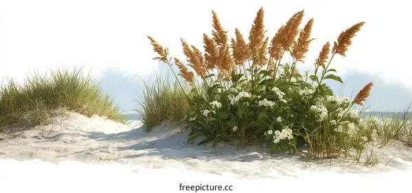 Coastal Sand Dune Plants and Grass