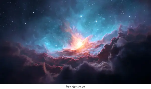 Cosmic Nebulae in Deep Space