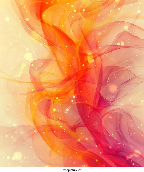 Red and pink abstract silk background