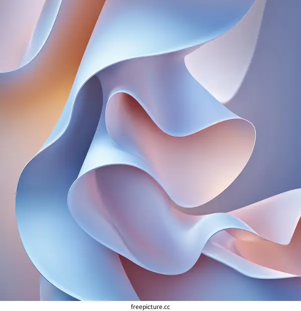 Abstract Design with Soft Colors