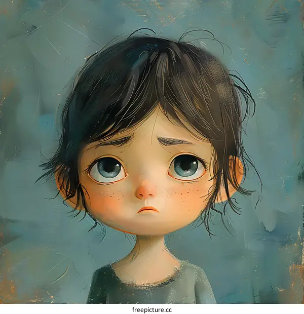 Sad Little Boy