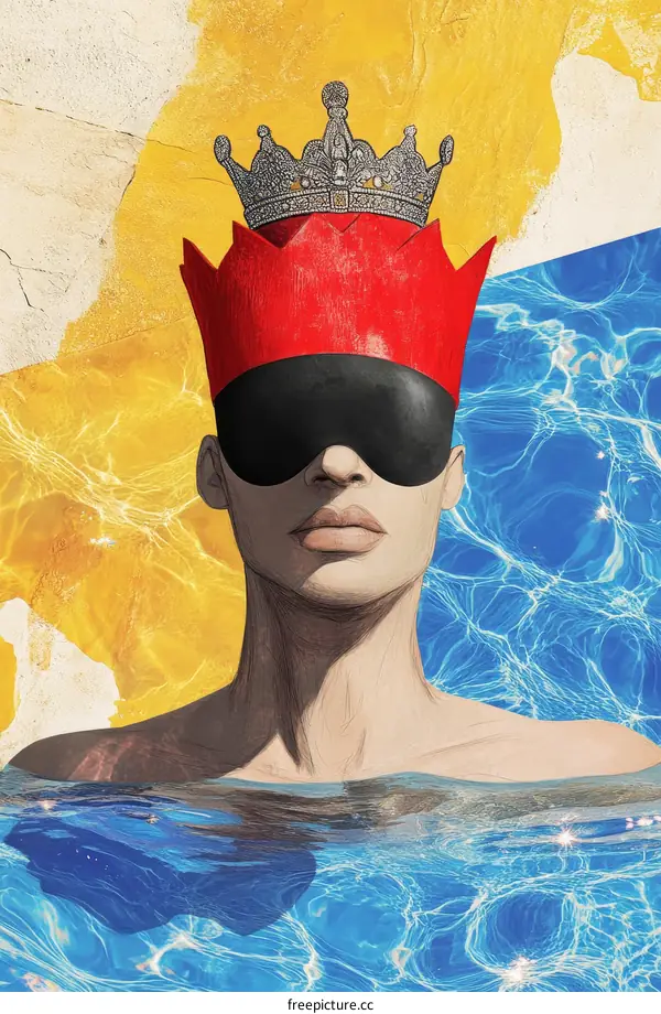 A Royal Lady Bathing in the Summer Sun