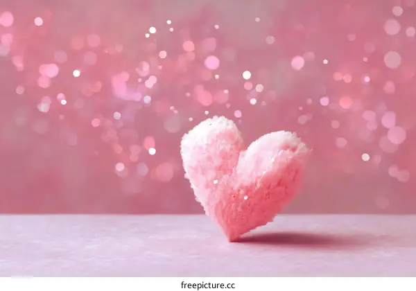 Pink Heart Valentines Day Background