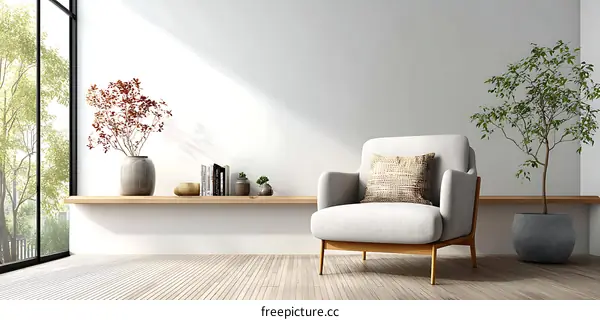 Modern Minimalist Living Room Interior Design