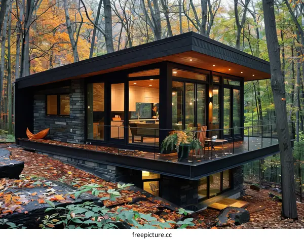 Modern House in the Woods