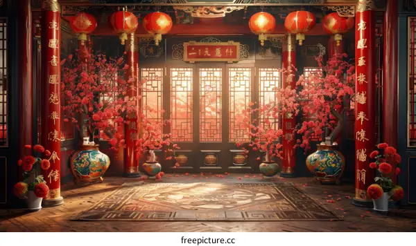 Chinese courtyard