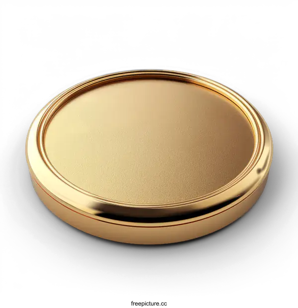 [Transparent Background PNG]High-quality 3D Render of a Gold Coin