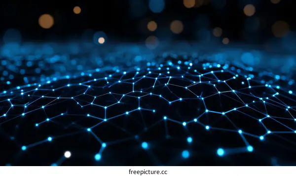 Abstract Network System Illustration