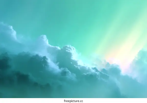 Colorful Sky Cloudscape Artwork