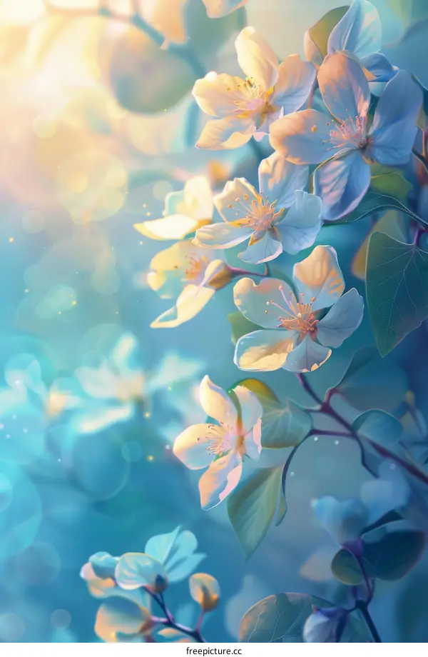 Cherry Blossom Tree in Full Bloom