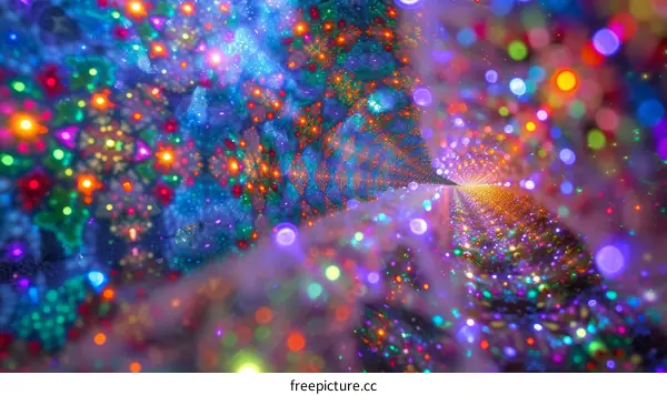 Kaleidoscope of lights