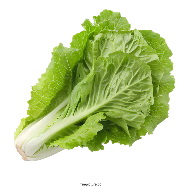 [Transparent Background PNG]Fresh Green Napa Cabbage Isolated On White Background