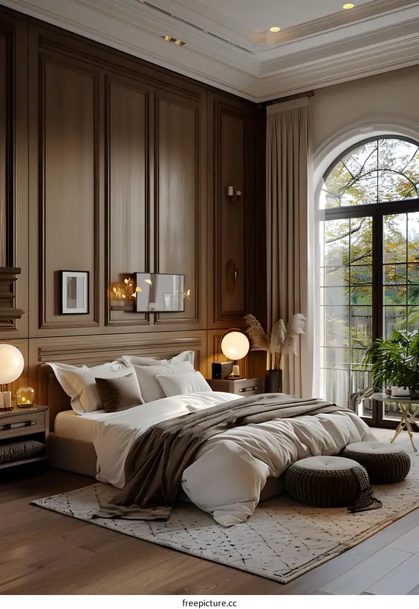 Modern bedroom interior design