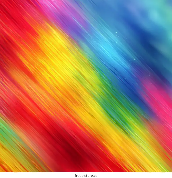 Vibrant Diagonal Rainbow Gradient Background