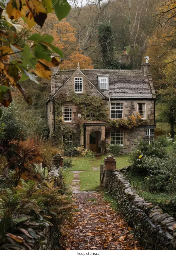 Stone Cottage in a Woodland Setting