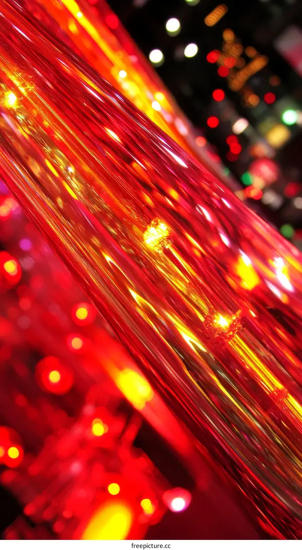 Abstract Colorful Light Lines Background