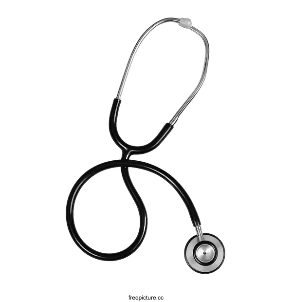 [Transparent Background PNG]Medical Stethoscope on White Background