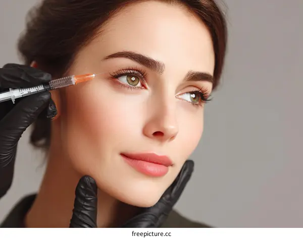 Facial Injection Procedure for Wrinkle Reduction