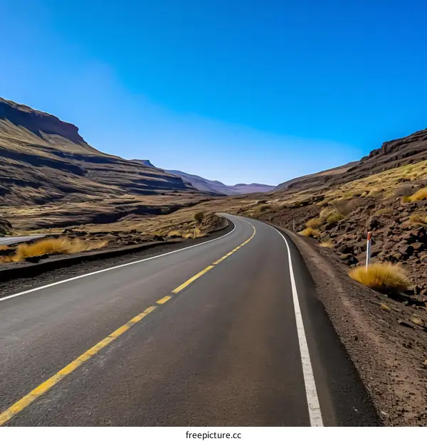 Road through the mountains