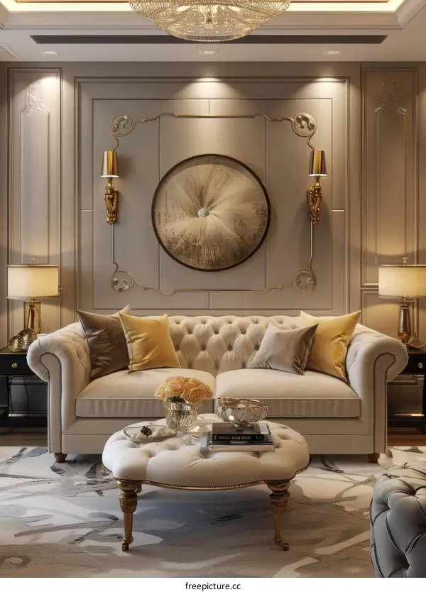 Elegant Living Room Interior Design