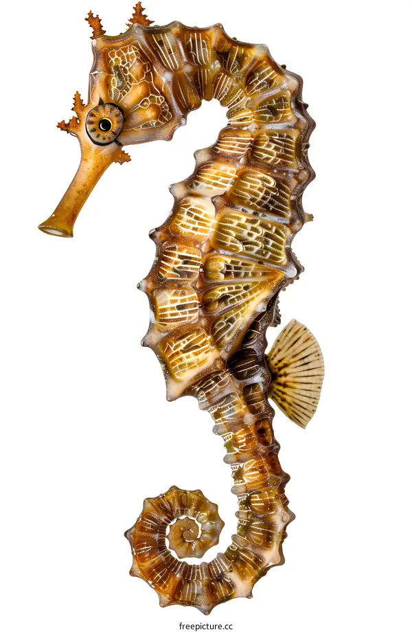 Seahorse Isolated on White Background