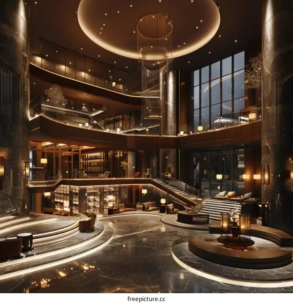 Luxury Hotel Lobby Interior Design