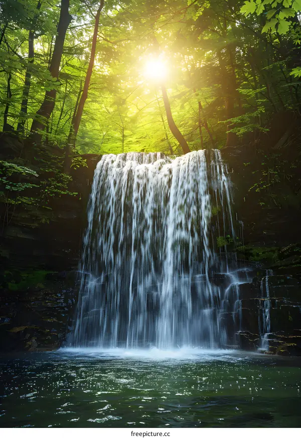 Waterfall in the Forest