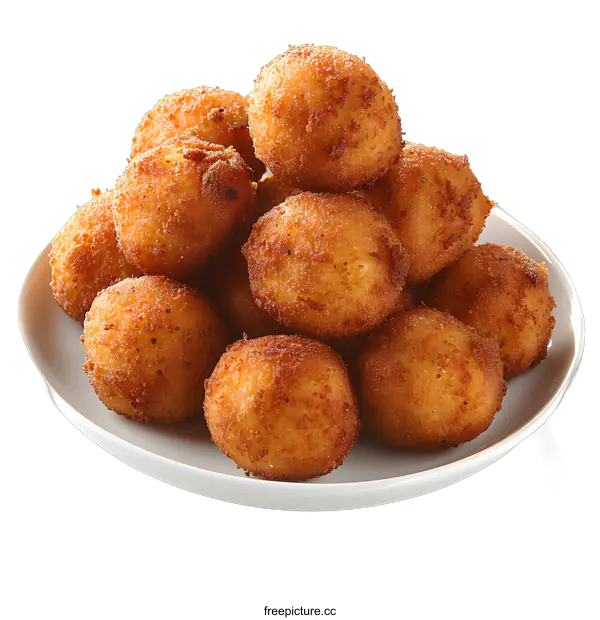 [Transparent Background PNG]Fried cheese balls