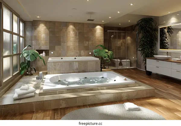 Luxury Modern Spa Bathroom Design