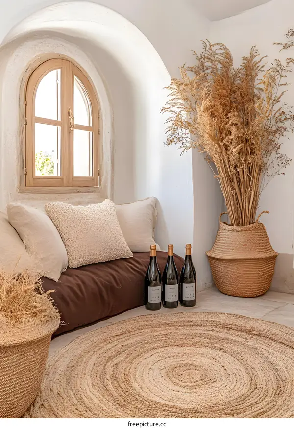 Bohemian Style Interior Design with Natural Elements