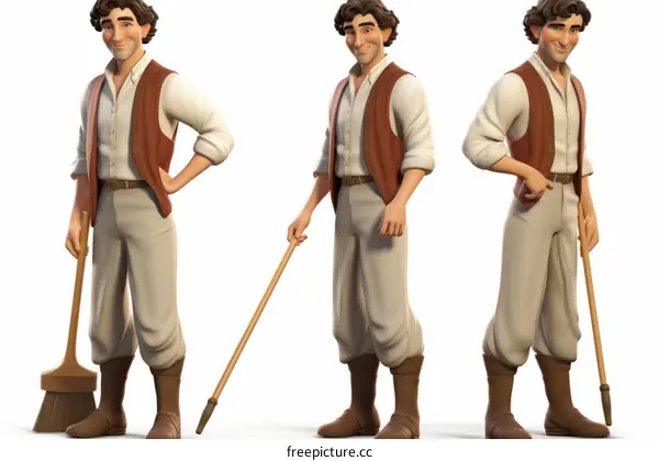 Aladdin, the street urchin who discovers his true identity and destiny in Disney's animated film