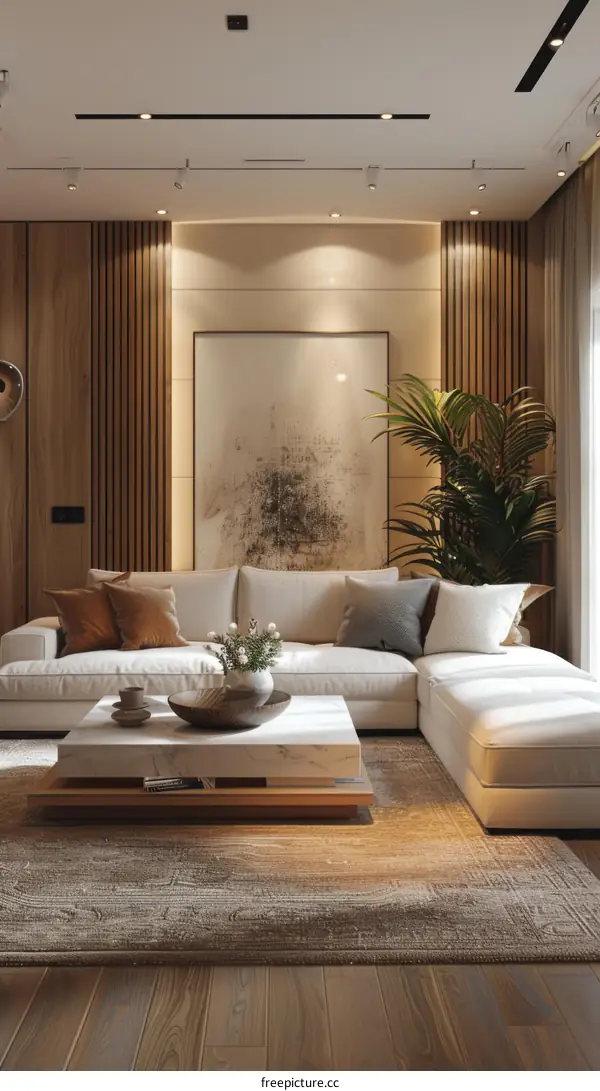 Modern Minimalist Living Room Interior Design