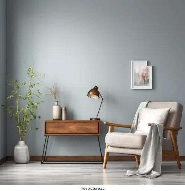 A Modern Chair Makes a Living Room Chic and Comfortable